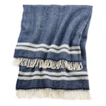 Manta Blok Azul / Blanco