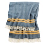 Tæppe Blok Blå / gul