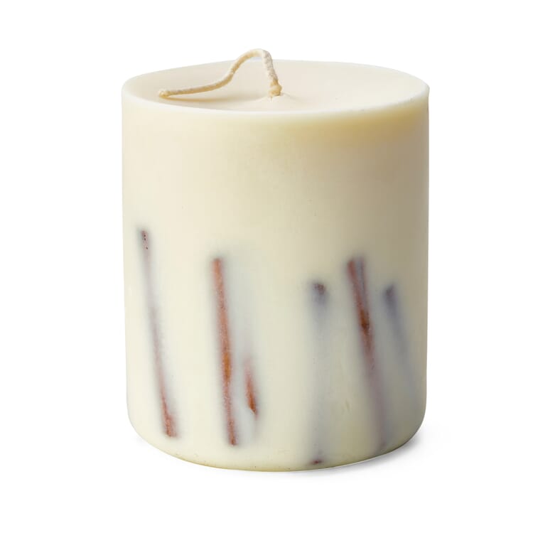 Candle with fragrance, Cinnamon
