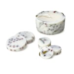 Gift set candle with fragrance Lavender