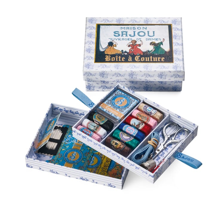 Sewing box filled