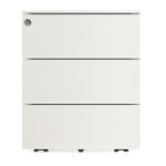Drawer container Kubo, 3 drawers RAL 9010 Pure white