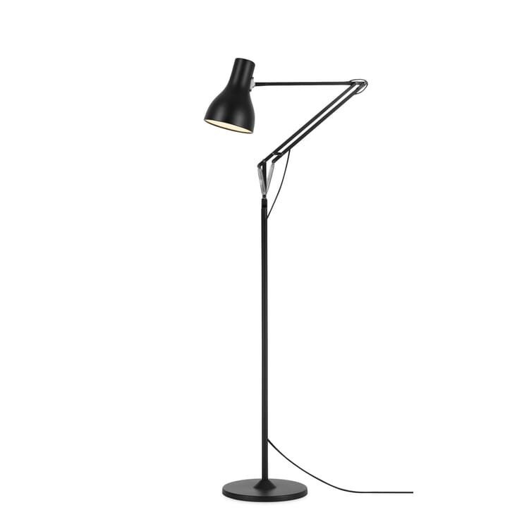 Anglepoise® gulvlampe type 75, Mat sort
