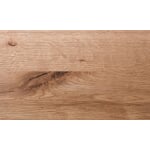 Tisch S 600 200 × 90 cm Eiche / Verkehrsrot RAL 3020