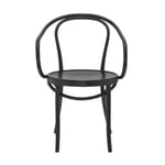 Poltrona con braccioli B-9 Nero