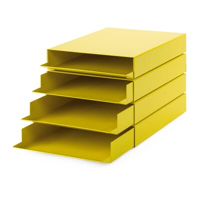 Stacker tray, RAL 1016 Sulfur yellow