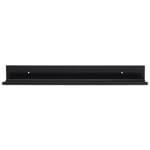 Shelf support bar 90 × 10 cm RAL 7021 Black grey