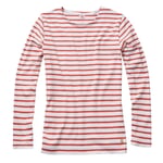 Armor Lux Lady's Sailor Shirt White and Red