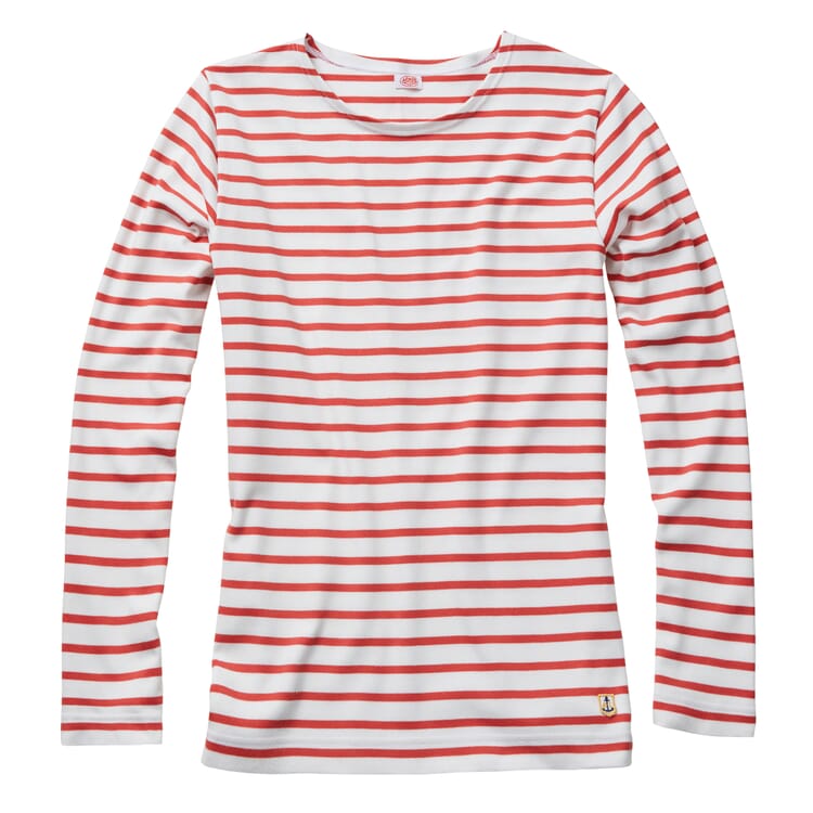 Armor Lux Lady's Sailor Shirt, White and Red