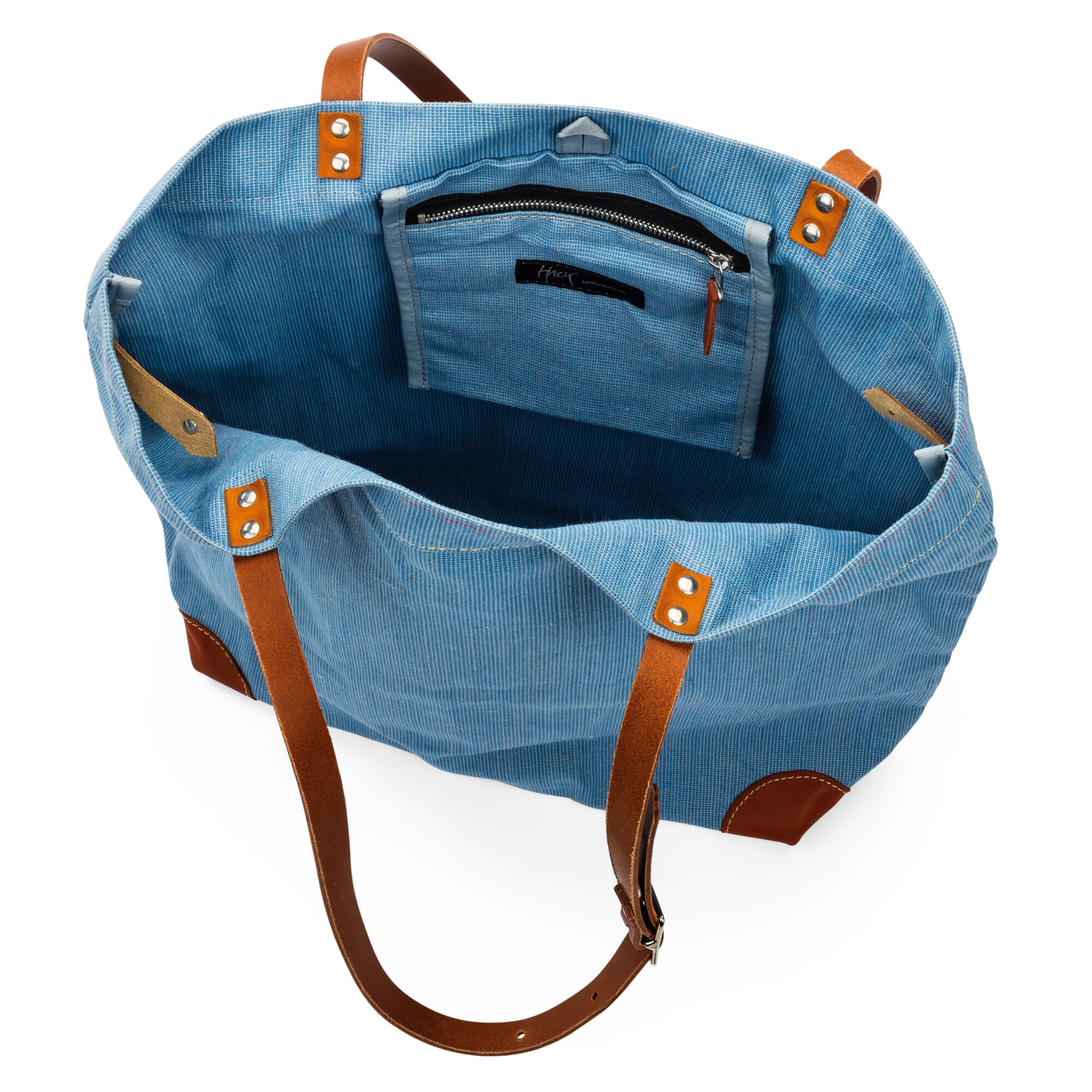 Market bag canvas, Light blue | Manufactum