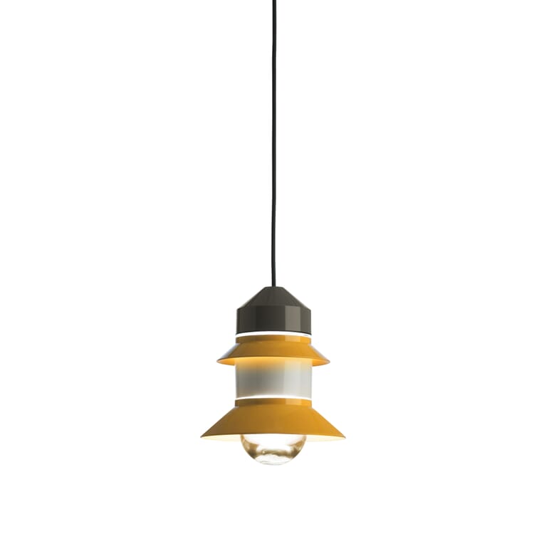 Luz exterior Santorini, RAL 1032 Amarillo retama