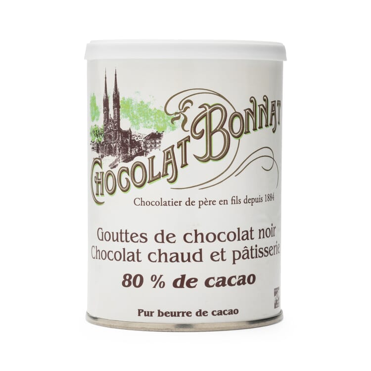 Gouttes de chocolat Bonnat 80% de cacao