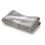 Half Linen Piqué Weave Hand Towel Light grey