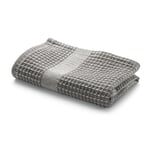 Guest Towel Waffle Weave Made of Half Linen Grey