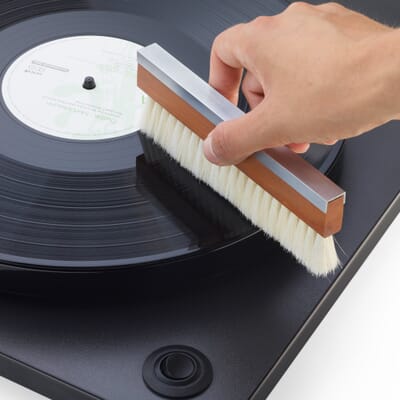 High Quality Wooden Handle Cleaning Soft Brush for Vinyl LP
