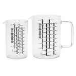 Measuring Beakers Verre (Two-Piece Set)