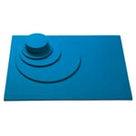 Felt Mat Ø 25 cm Petrol