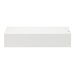 Console drawer RAL 9010 Pure white