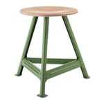 Taburete Chemnitz, pequeño RAL 6011 Verde reseda
