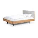 Unidorm grijs bed 140 × 200 cm