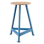 Tabouret Chemnitz, grand RAL5024 Bleu pastel