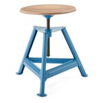 Tabouret Chemnitz, réglable en hauteur RAL5024 Bleu pastel