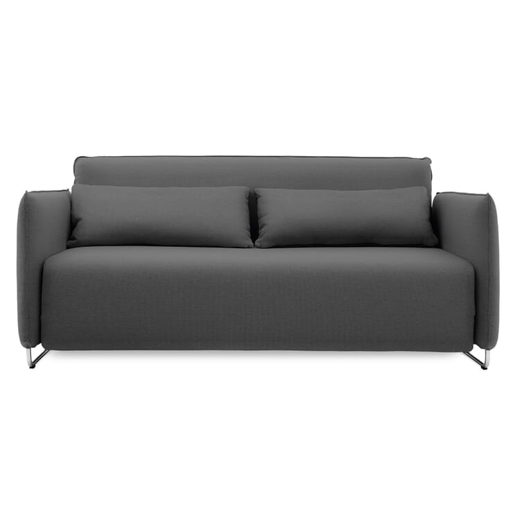 Sovesofa i fløjl, Mørkegrå