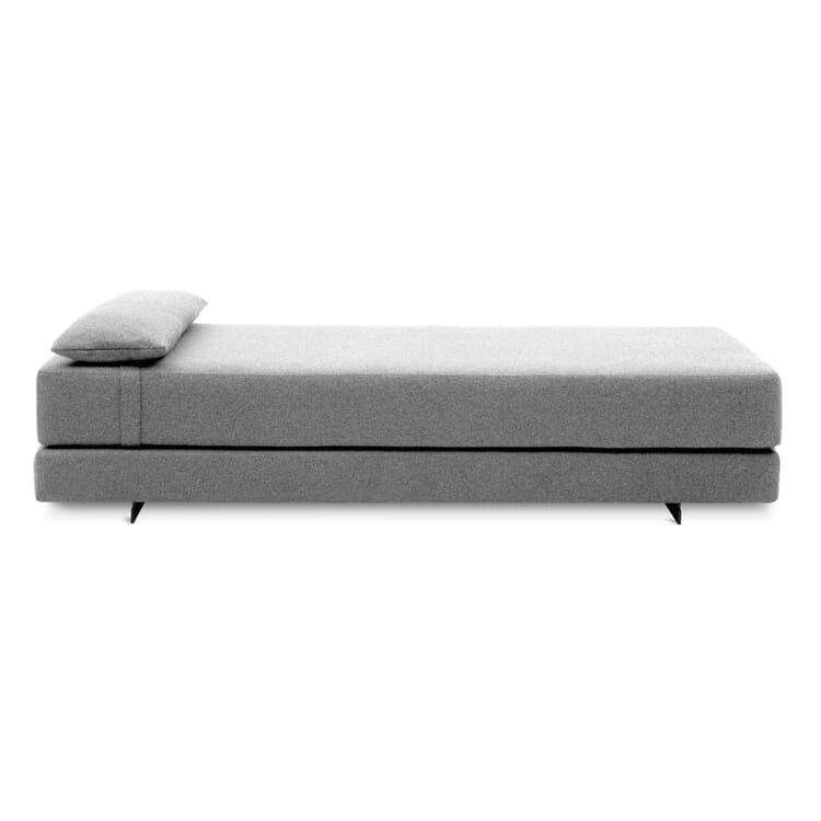 Chaise longue Kolter, Gris clair