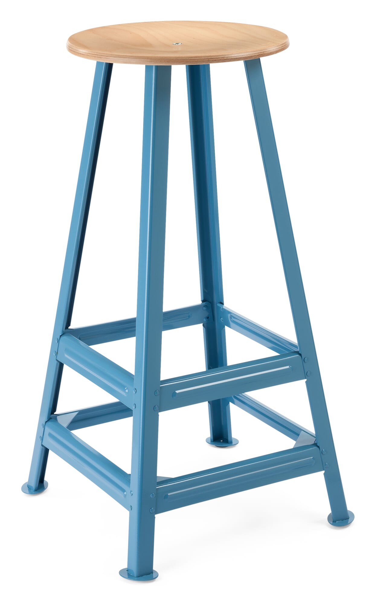 Bar stool Chemnitz RAL 5024 Pastel blue Manufactum