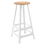 Tabouret de bar Chemnitz RAL9016 Blanc signalisation