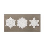 Window decoration snowflake 3-piece (motif 1)