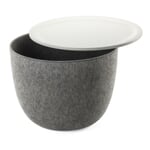Side Table Ronda Grey and White