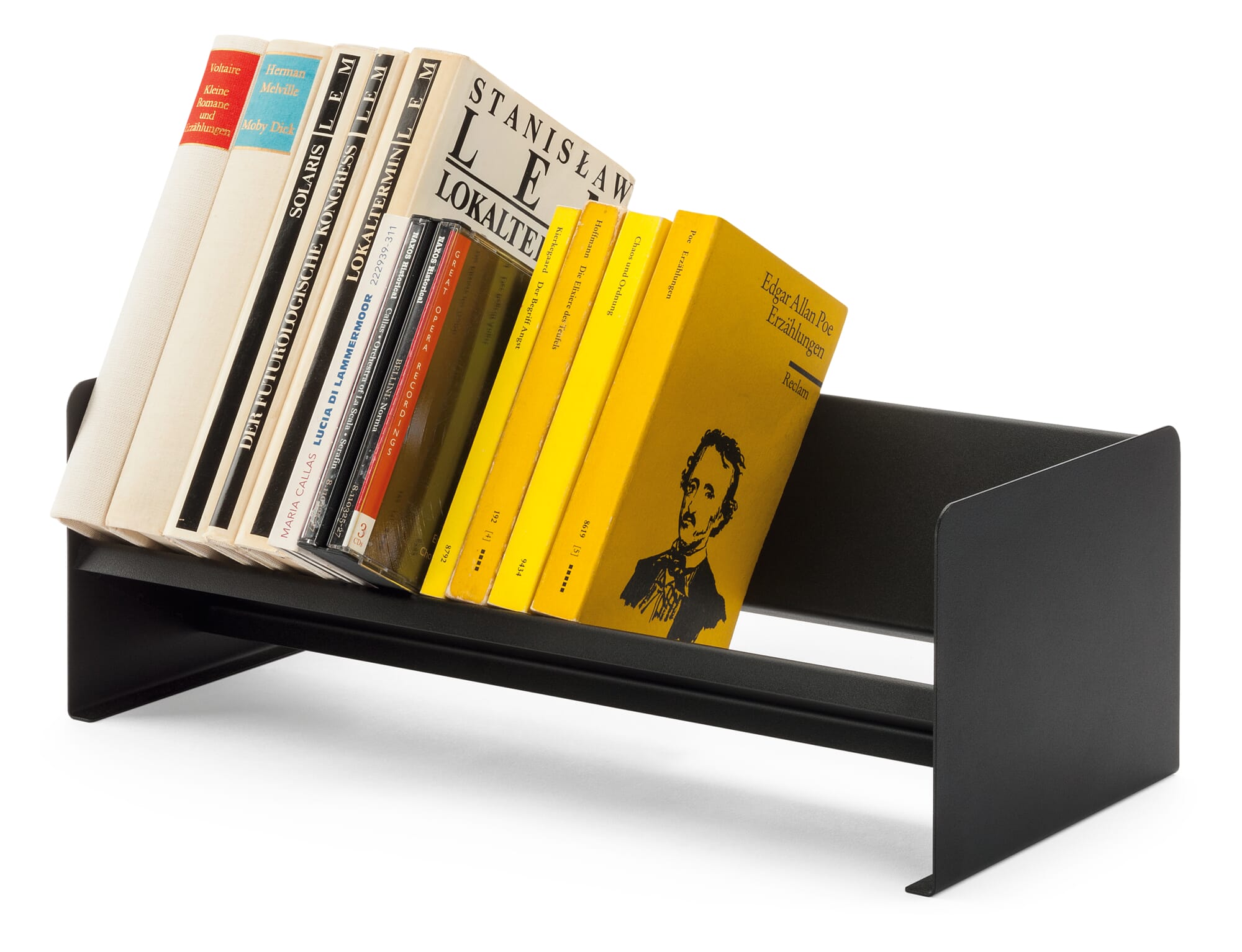 Desktop Bookcase Made Of Sheet Steel, Oak Bookcase Made In Usa