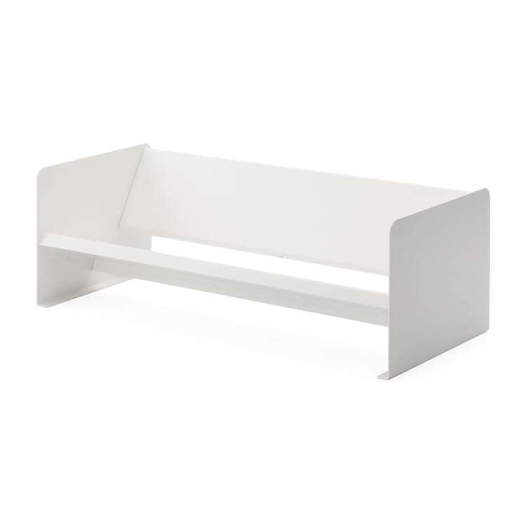 Étagère à livres de bureau en tôle d'acier