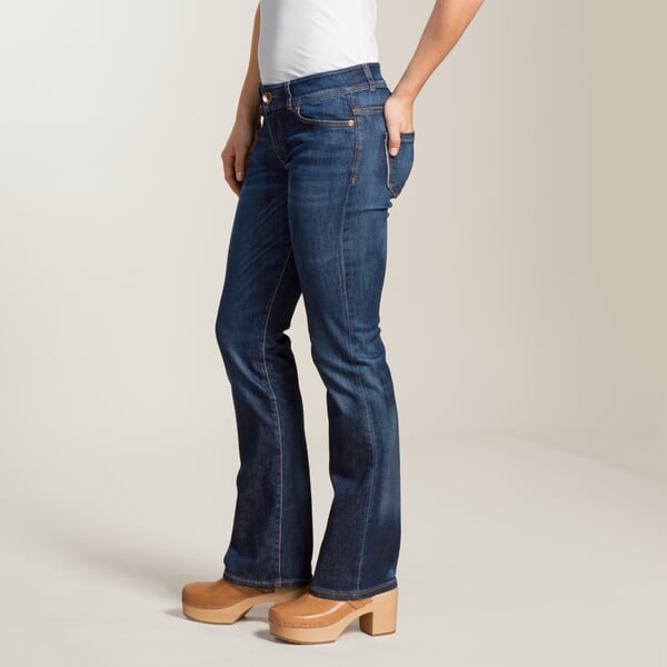 Damenjeans Bootcut Blau