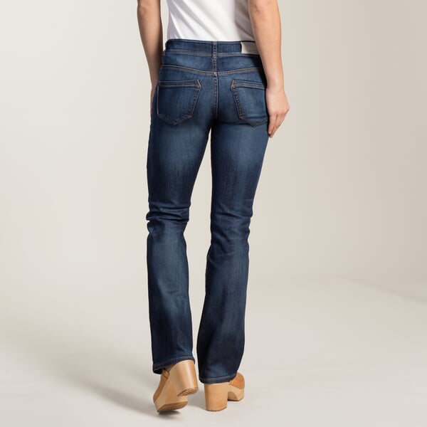Damenjeans Bootcut Blau