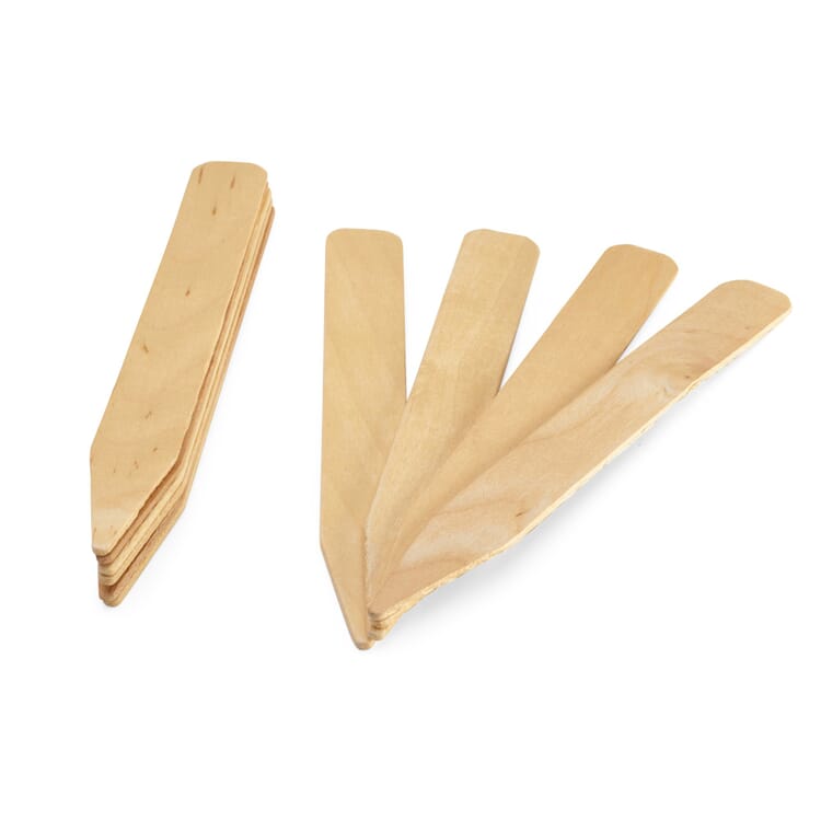Etichette per piante in legno di betulla, Altezza 20 cm