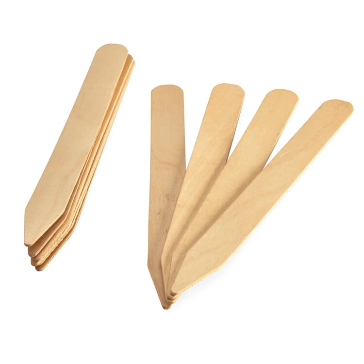 Etiquetas para plantas de madera de abedul, Altura 30 cm