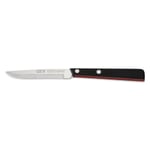 Utility Knife with Layered Handle Black-Red