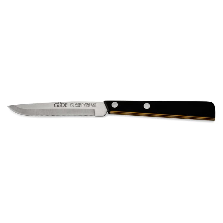 Utility Knife with Layered Handle, Black-Yellow