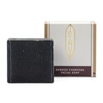 Jabón facial Binu con carbón activado de bambú