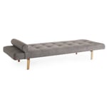 Bettliege Napper, Holz Grau