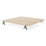 Bett Simplon 180 cm RAL 6011 Resedagrün