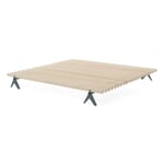 Bett Simplon 180 cm RAL 7012 Basaltgrau