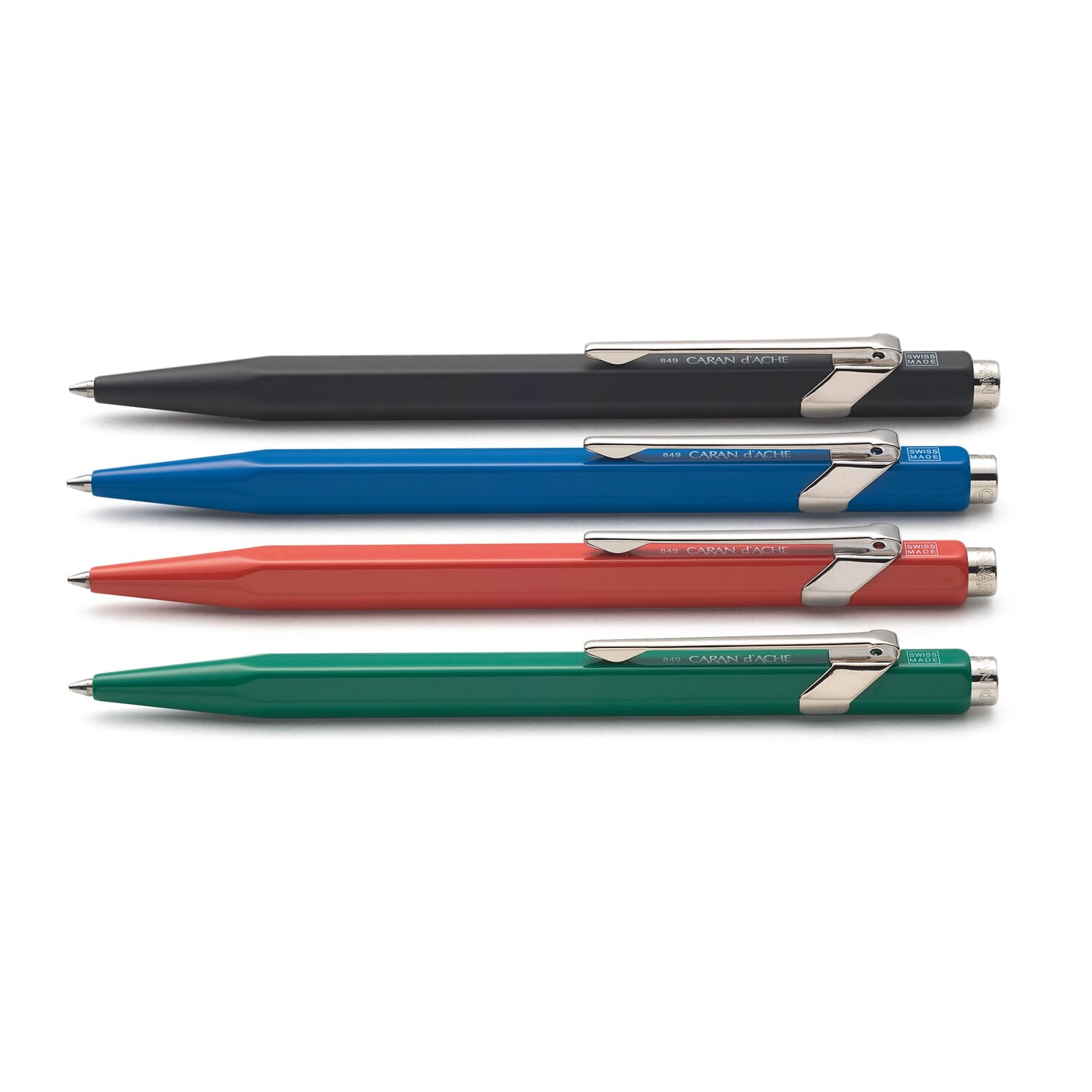 Caran d'Ache Ballpoint pen. Set 4 colors