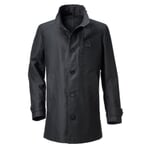 Veste longue pour hommes Noir
