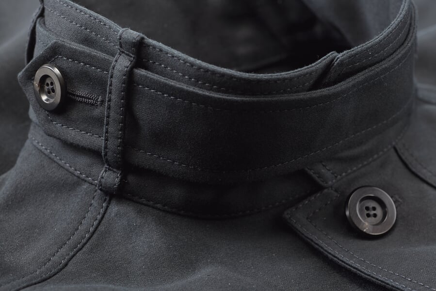 Herren-Langjacke Schwarz, Detailsicht
