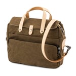 Manufactum Canvas-Laptop-Tasche Khaki