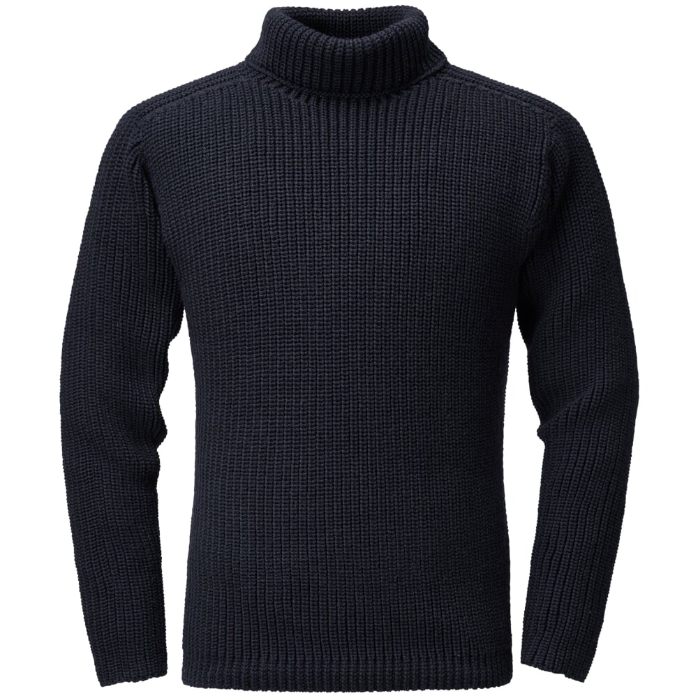 Men sweater patent knit, Navy | Manufactum