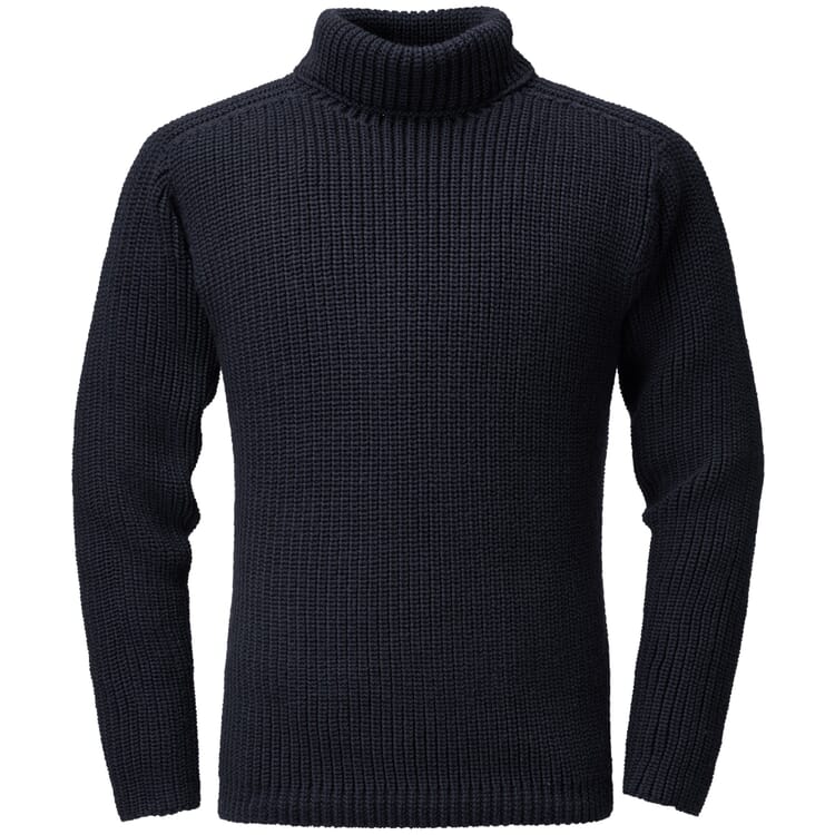 Men sweater patent knit, Navy